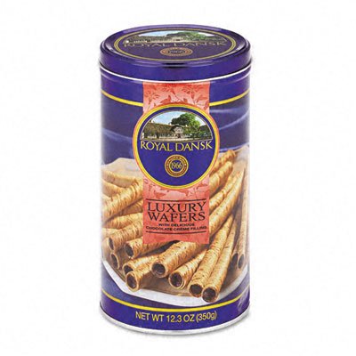 Childrens Toyshop  Gourmet Food : OFX57838 - Royal Dansk Luxury Chocolate Wafer Cookies