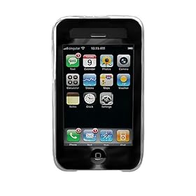 IvySkin XyloT3 Crystal Case for iPhone 3G, 3G S (Clear/Black)