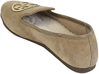 Tory Burch Billy Split Suede/Mirror Craquellee Slippers Flat Shoes (8)
