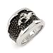 Mocha Stingray Maori Ring - Size 8