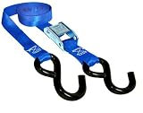 Keeper 5105 10 Cam Buckle Tie-Down, 300 lbs. WLL (900 lbs. break strength), 4 Pk, i-Pack