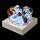 Fortune Products LB-5W Square Light Base with White LED's, 5" Length x 5" Width x 1-1/4" Height
