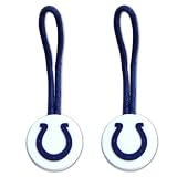 Indianapolis Colts Zipper Pull Charm Tag Set Luggage Pet Id Nfl