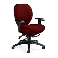 Mallorca Medium Back Managerial Chair, Multi-Tilter, Rhapsody Fabric