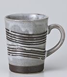 黒志野波マグ　【マグカップ 美濃焼】