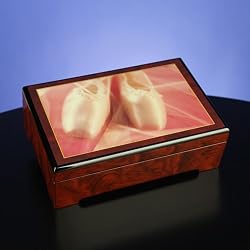 Ballet Slippers - Musical Jewelry Box