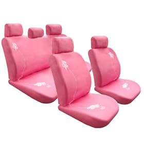 Univerisal Full Set Car Seat Cover Bloom Pink 115
