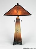 Quoizel Mica Amber 2 Light Table Lamp
