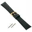 Louisiana Alligator Watch Band 22mm Black Gen