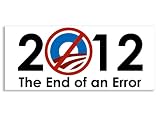 2012 Nobama - The End of an Error Bumper Sticker