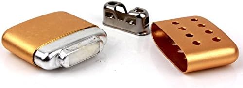Gold Color Fast Heating Small Size Hunting Ultralight Aluminum Portable Hand Body Warmer