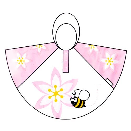 Childrens Toyshop  Toys : Kids Rain Poncho - Orchid with Bee [Toy]