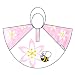 Toys : Kids Rain Poncho - Orchid with Bee