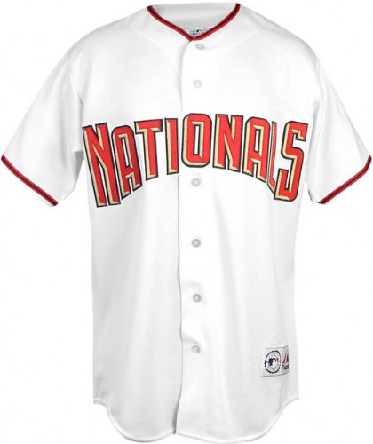 Ryan Zimmerman Jersey: Youth 2011 Majestic Home White Replica #11 Washington Nationals Jersey - Medium