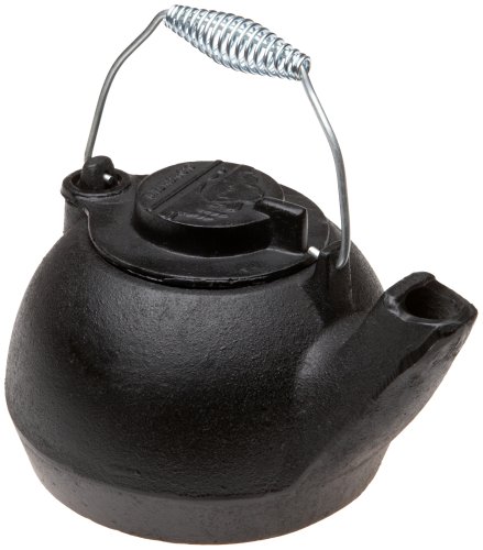 Old Mountain 10129 Pre-Seasoned 2-Quart Cast Iron Tea Kettle Old Mountain 10129 Pre-Seasoned 2-Quart Cast Iron Tea Kettle
