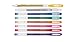 uni-ball Signo UM-120SP Sparkling Gel Ink Rollerballs - Assorted Colours, Pack of 8