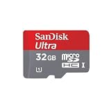 SanDisk Ultra 32 GB microSDHC Class 10 UHS-1 Memory Card 30MB/s with Adapter SDSDQUA-032G-U46A