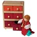 Handmade Doll House Drawers, Red