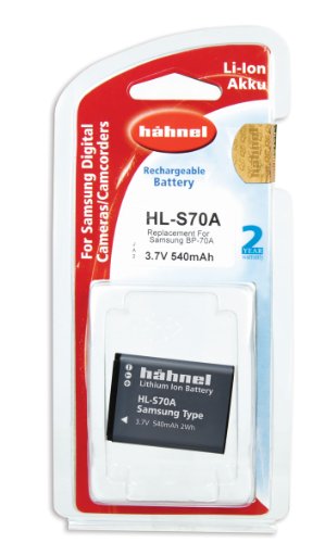 H&auml;hnel HL-S70A Ersatzakku f&uuml;r Samsung BP-70A (3,7V 540mA) Preisvergleich