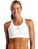 adidas Women's TECHFIT Solid Bra (White, Large)