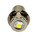 HQRP High Power Upgrade Bulb 3W LED 180LM 6-24V Compatible with Hitachi 318767 UB18D UB18DAL Flashlight