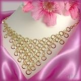 14K Multi Circle Scarf Necklace