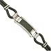 Stainless Steel and Black Rubber and Carbon Fiber ID Bracelet in a Gift Box by Bucasi