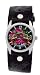 Vintage Ink #VI-W50 Women's Tattoo Inspired Wide Leather Strap Watch