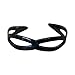 1 Inch Hard Headband Chain Design Plastic Hair Band with Teeth
