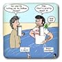 Rich Diesslins Funny Cartoon Gospel Cartoons - John the Baptist - Jesus Freak - Light Switch Covers - double toggle switch