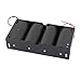 uxcell Black 4 x 1.5V C Battery Holder Storage Case Box w Wire Leads