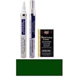 1 2 Oz. Olive Green Pearl Paint Pen Kit for 1995 Kia All Models (5C) by PaintScratch Automotive Touch Up Paint
