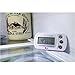 Easy To Read: Splash Proof Digital Refrigerator / Freezer Thermometer, -4 to 122°F Temperature Range Large Digital Display Works in Celsius & Fahrenheit