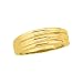 14K Yellow Gold Men's Fancy Band