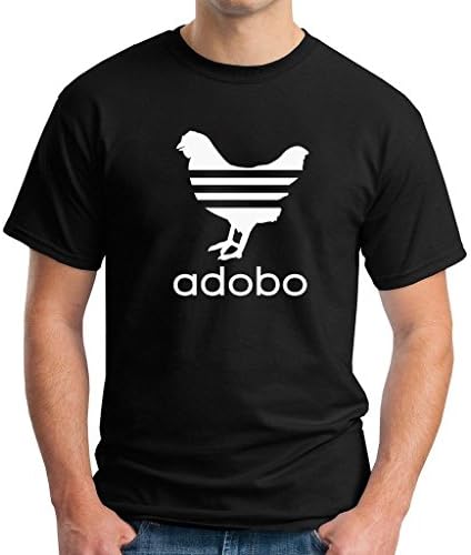 Lightinglife Men's Cotton Philippines Food Unique T-Shirt Black Small