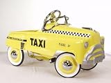 Retro Yellow Pedal Car Taxi