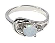 Ring W/ Lab Created Opal W/CZ STERLING SILVER Sizes 5 to 10 Oval Ring W/ Lab Created Opal W/CZ STERLING SILVER Sizes 5 to 10 Oval
