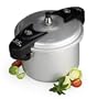 Basic Essentials 5 Quart Platinum Soft Anodized Pressure Cooker