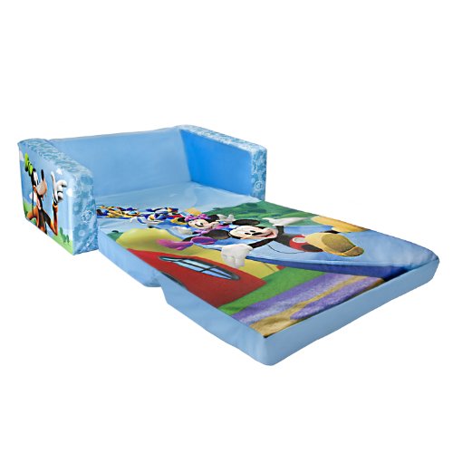 Marshmallow Flip Open Sofa With Mickey Mouse Theme Joesssgriffith