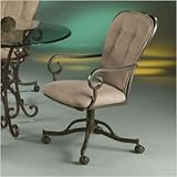 Magnolia Caster Chair in Autumn Rust