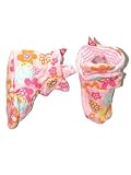 Sugar Blossoms Booties by Zutano - Multi-colored - 0-6 Mths