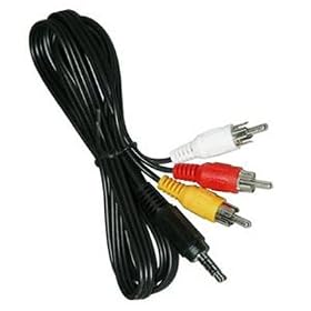 High Grade - TV Lead for JVC GZ-MS100 Handycam Camcorder - AV / AUDIO VIDEO Connecting Cable - Length: 1.5m - AAA Products - 12 Month Warranty