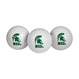 MICHIGAN STATE SPARTANS OFFICIAL LOGO GOLF BALLS (3)