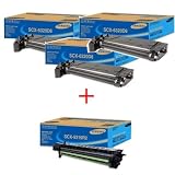 OEM Samsung (3 Pcs) Scx-6320d8 + (1 Pc) Scx-6320r2 Combo for Samsung Scx-6220, Scx-6320, Scx-6320f, Scx-6520fn