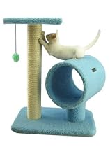 B2501 Sky Blue Cat Furniture Tower pet tree 3-level