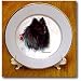 Black Pomeranian - 8 Inch Porcelain Plate