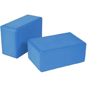 Yoga Block 2 pack 4 in. x 6 in. x 9 in. Larger Size High Quality 3 colors by Bean Products