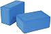 Yoga Block 2 pack 4 in. x 6 in. x 9 in. Larger Size High Quality 3 colors by Bean Products - Blue