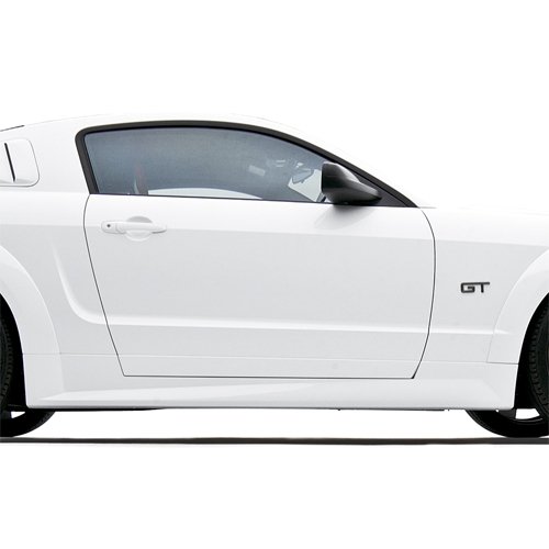 3dCarbon 2010-2012 Mustang Boy Racer Right Side Skirt (painted: Vista Blue - G9)