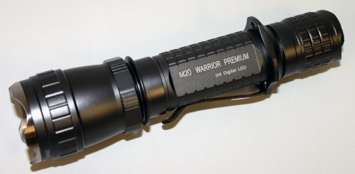  Olight M20 Warrior Premium P20-B Flashlight - Silver Gray Color 